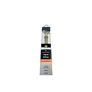 Tringle 120-210cm Avec Embout LUX - Or Mat Tringles et accessoires rideaux