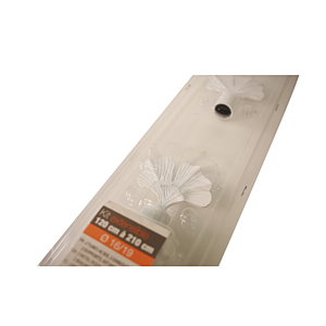 Tringle 120-210cm Avec Embout NIKKO - Blanc Laque