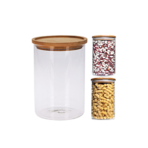 Boîte À Provision 1700ml - Blanc / Marron