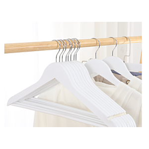 Set De 5 Cintres 44,5x1,2x23cm - Blanc