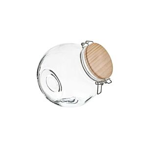Bocal De Conservation Rond 1,3L - Blanc / Beige Rangement cuisine