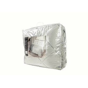 Couvre Lit GOUVEIO + 2 Taies D'Oreillers - Gris