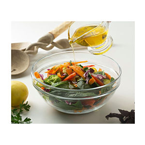 Saladier Chef En Verre 23cm - Blanc