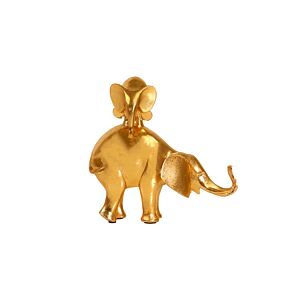 Décoration Éléphants 18,8cm - Doré Bibelots