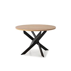 Table Ronde THER - Chêne / Noir Tables à manger