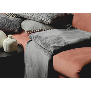 Couverture Polaire 180x230cm - Gris