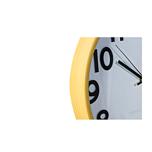 Horloge Murale 35,6cm Effet Bois - Beige