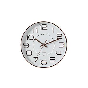Horloge Murale 25,4cm - Rose / Doré / Blanc Horloges