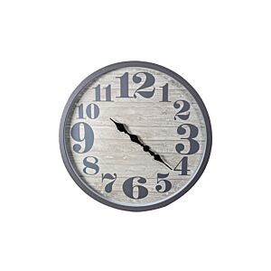 Horloge Murale 56cm - Gris Horloges