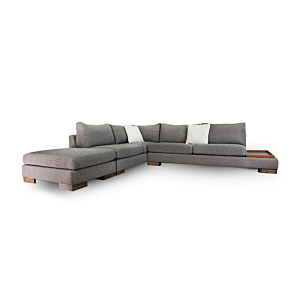Canapé D'angle Gauche TULIP - Gris Promos printemps