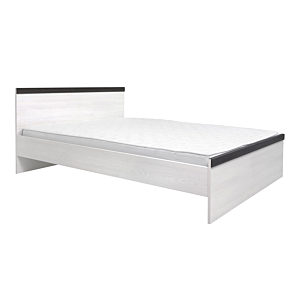 Lit PORTO Sans Sommier 90x200cm - Blanc