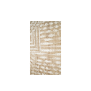 Tapis Royal Aux Motifs Rayés 80x150cm - Beige Tapis descente de lit