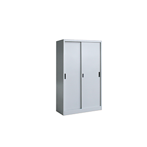Armoire STEEL 85x40x150cm - Gris/Blanc  Rangement professionnel