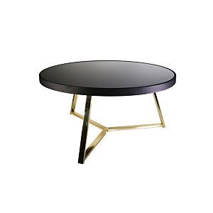Table basse BALZANO - Noir / Doré Promos printemps