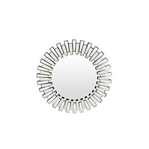 Miroir Décoratif 88x88x4cm - Gris Miroirs muraux