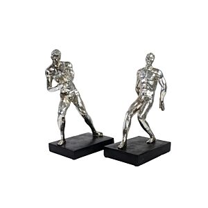 Set De 2 Serre-Livres HOMMES - Argent Bibelots