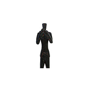 Statue Décoratif Fanfare Trompette - Noir