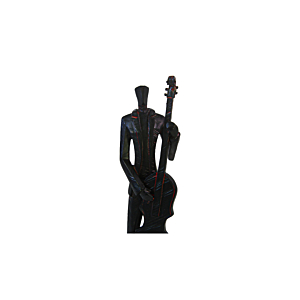 Statue Décoratif Guitariste - Noir