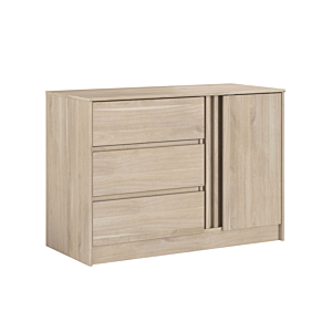 Commode ESCALE 3 Tiroirs - Chêne