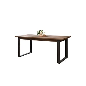 Table À Manger INFINITO - Gris Anthracite / Marron Promos printemps