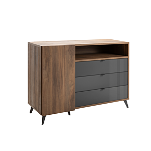 Commode INFINITO - Marron / Gris Promos printemps