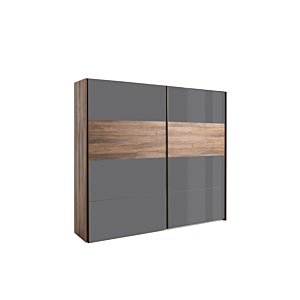 Armoire INFINITO - Marron / Gris