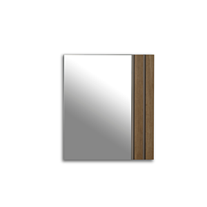 Miroir HUGA - Beige / Chêne Miroirs décoratifs