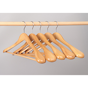 Cintre en bois - Beige Accessoires-rangements