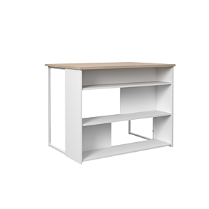Table à Manger Debout HUB - Beige / Blanc