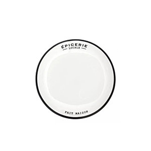 ASSIETTE D'ÉPICERIE 27cm - Blanc Serviteurs