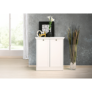 COMMODE LANDWOOD 2 Portes - Blanc