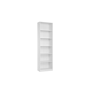 Bibliothèque PEGGY 6 Niveaux - Blanc