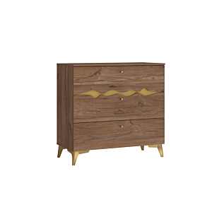 Commode KENYATTA - Marron / Doré Promos printemps