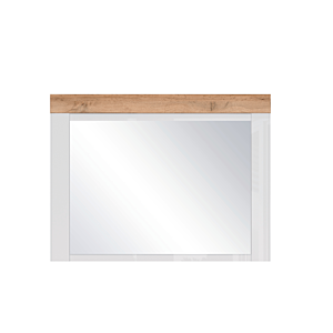 Miroir HOLTEN - Chêne / Blanc Promos printemps