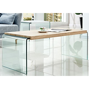 Table Basse KINSHASA - Blanc / Beige