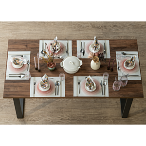Assiette Focus 19cm - Rose clair