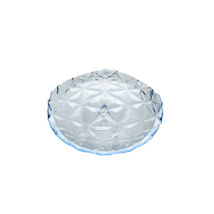 Assiette Dîner Transparente ESTRELLA 28cm - Bleu