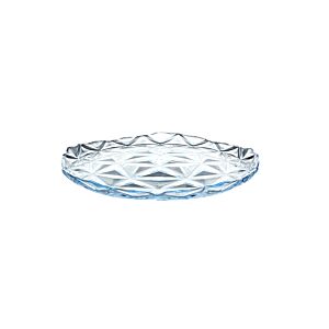Assiette Dîner Transparente ESTRELLA 28cm - Bleu Serviteurs