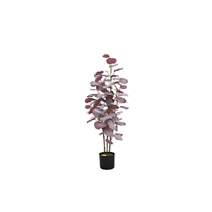 Feuille d'eucalyptus avec pot 121cm - Violet Plantes et fleurs artificielles