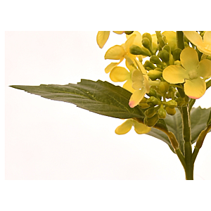 Fleur Hortensia 39cm - Jaune