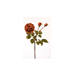 Rose 55cm - Orange Plantes et fleurs artificielles