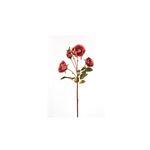 Rose 57cm - Rose Foncé Plantes et fleurs artificielles