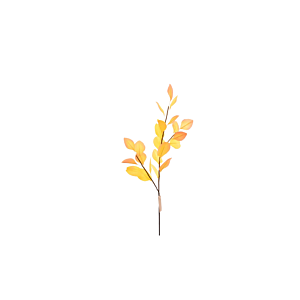 Feuilles d'eucalyptus 90cm - Jaune Plantes et fleurs artificielles