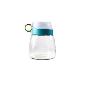 Boîte À Provision Avec couvercle Mesureur 1000ml - Blanc Rangement cuisine