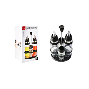 Set De Vinaigrette Avec Support 300ml/100ml - Blanc