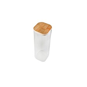 Boîte À Provision Avec Couvercle En Bambou 2100ml - Blanc Rangement cuisine