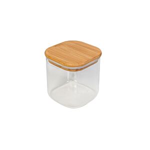 Boîte À Provision Avec Couvercle En Bambou 650ml - Blanc Rangement cuisine