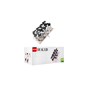 Set De 12 Pots À épices En Verre Avec Support - Blanc