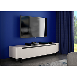 Meuble TV VODOL - Beige / Noir