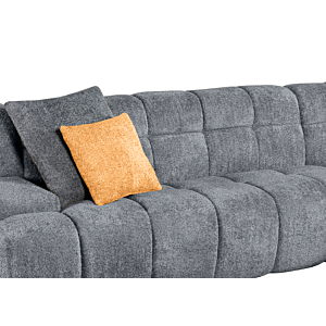 Canapé D'ANGLE DROIT BUBBLE - Gris
